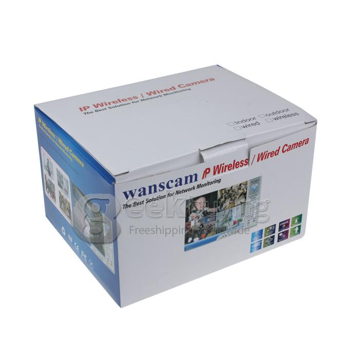 Wanscam P2P-JW0011 640 x 480 Outdoor Waterproof MJPEG CMOS Sensor Wireless IP Camera with Night Vision and Motion Detection Alarm