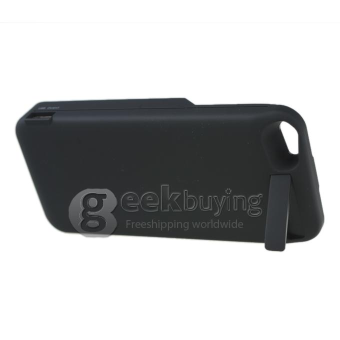 4200mAh External Backup Battery Charger Case Power Bank for iPhone 5S 5 - Black