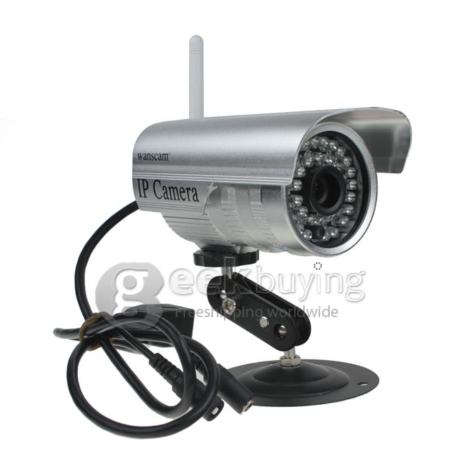 Wanscam P2P-JW0011 640 x 480 Outdoor Waterproof MJPEG CMOS Sensor Wireless IP Camera with Night Vision and Motion Detection Alarm