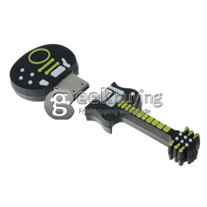 4GB Guitar Style USB 2.0 Flash U Stick Pen Drive Disk for Laptop Computer