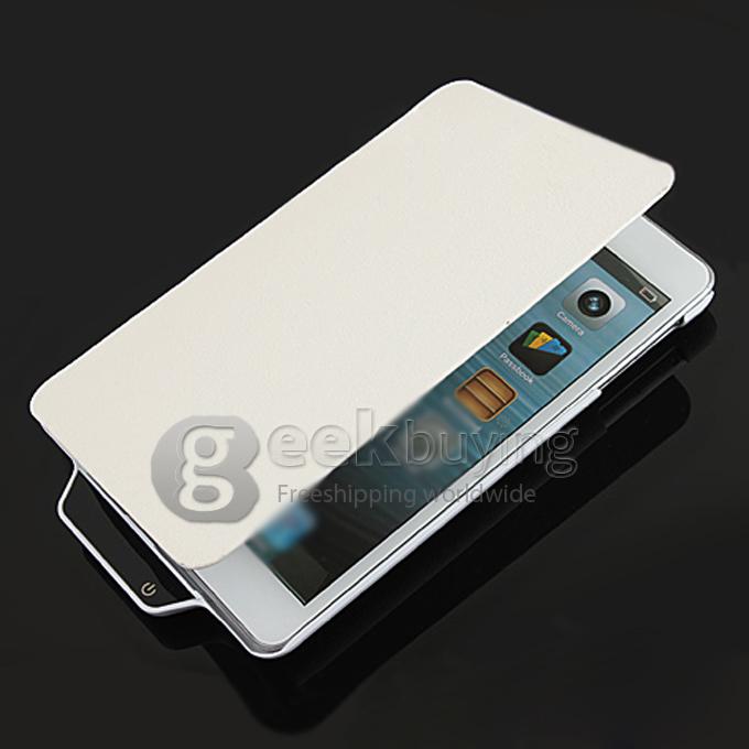 7000mAh Rechargeable External Backup Battery Charger with Case for iPad Mini - White