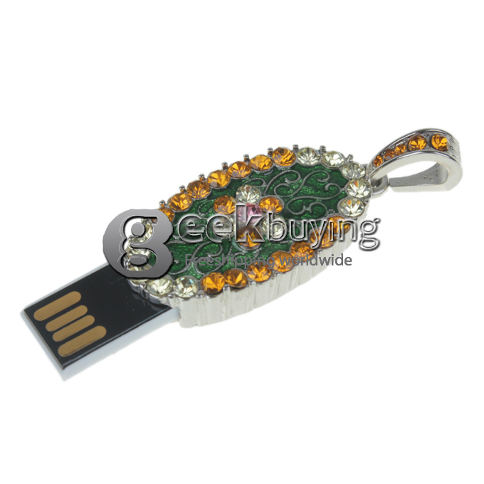 16GB Jewelry Pendant Shaped USB 2.0 Flash Drive Memory Stick