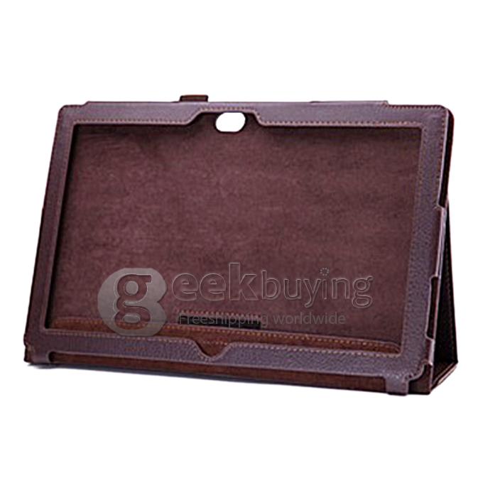 New PU Leather Case Cover For Microsoft Win8 Surface Rt Pro 10.6 Tablet PC - Brown