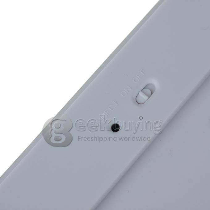 7 inch Aluminum Rechargeable Bluetooth Wireless Mini Slim Keyboard For Android Tablet PC White