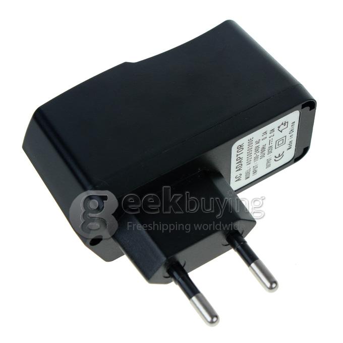 Universal 5V 2A USB Charger AC Power Adapter for Tablet PC Cellphone TV box Mini PC EU Plug Black