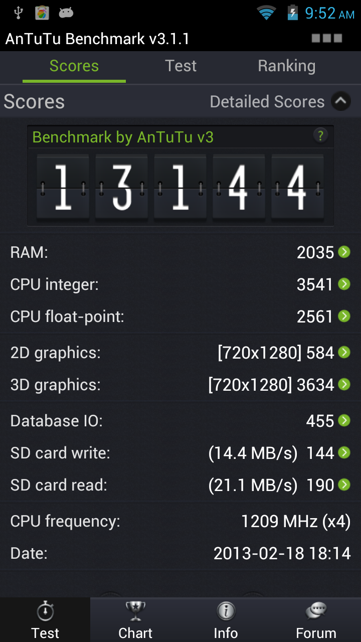 Cubot A890 MTK6589 Quad core 4.7