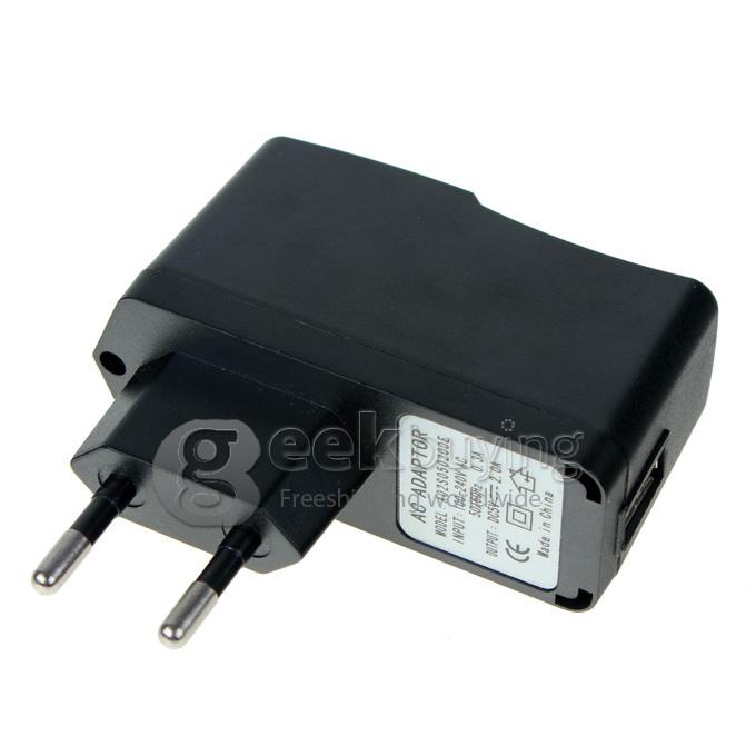 Universal 5V 2A USB Charger AC Power Adapter for Tablet PC Cellphone TV box Mini PC EU Plug Black