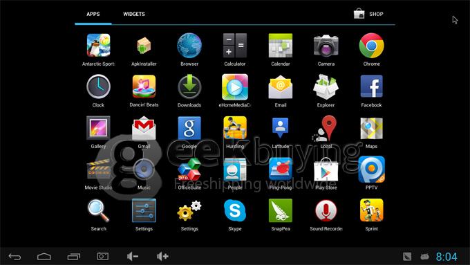 US Plug MK818 MK818B RK3066 Dual Core Mini PC TV Box Android 4.1 OS 1G RAM 8G With Built-in Camera Mic RJ45 HDMI 3.5mm Jack