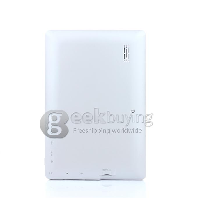 7 inch Actions ATM7013 Q8 Android 4.0 Tablet PC Capacitive Screen Dual Camera 512MB 4GB White