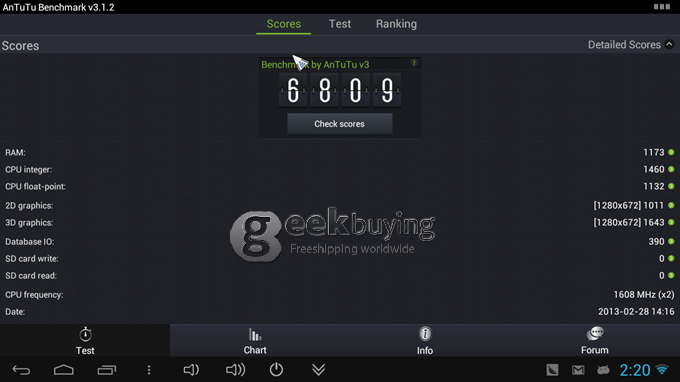UG007 II RK3066 Dual Core Cortex-A9 Android 4.2 Mini PC TV Box Dongle 1G/8G with Bluetooth - Black