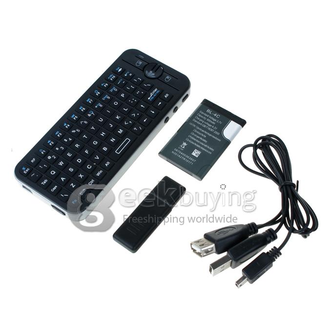IPazzPort KP-810-16V 2.4G Wireless Mini Voice Keyboard Fly/Air Mouse with Speaker and Microphone