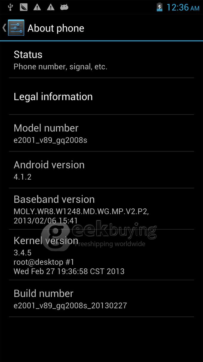 Star NStar N9589 5.7inch MTK6589 Quad Core Cortex A9 720P Smart phone 1GB RAM 8G 8.0MP Camera Android 4.1 OS 3G GPS Blue
