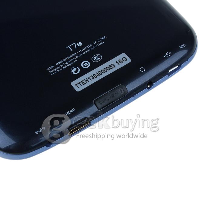Hyundai T7s Android 4.0 Quad Core Tablet PC Exynos 4412 7