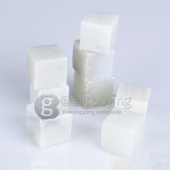 Teroforma's Whiskey Stones Ceramic Stone Ice Cubes Wine Bev Chillers 3pcs/set