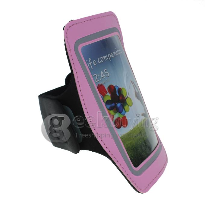 Sport Arm Band Gym Band Running Case Pouch for Samsung Galaxy S4 i9500 IV Pink
