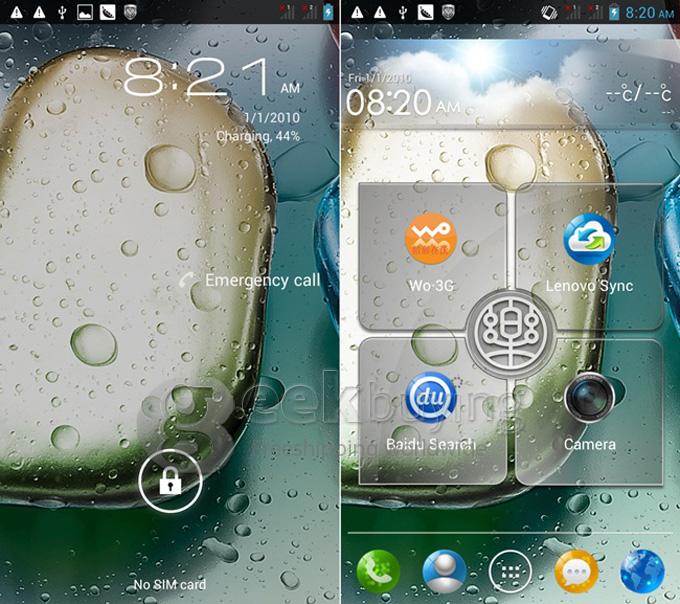 Bundle Lenovo A820 4.5inch MTK6589 Quad Core Smartphone IPS QHD Screen 1GB/4GB + Screen Protector + Cover Case