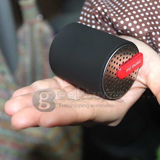 MY13 My Music Aluminium Bluetooth Mini Speaker-Black