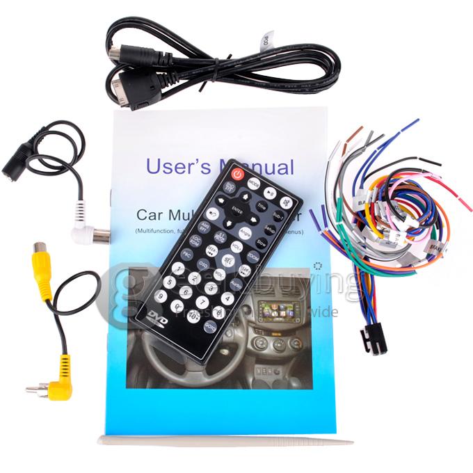 6.2 Inch 16:9 HD Digital Screen 800*480 2Din Fixed Panel Design Car DVD Player(,FM,Bluetooth,AV,TV,For IPOD,MP3)