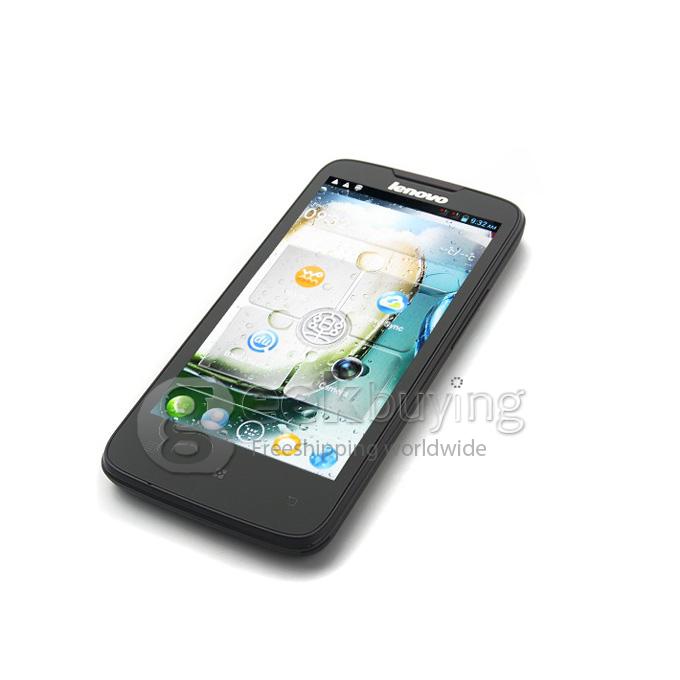 Bundle Lenovo A820 4.5inch MTK6589 Quad Core Smartphone IPS QHD Screen 1GB/4GB + Screen Protector + Cover Case