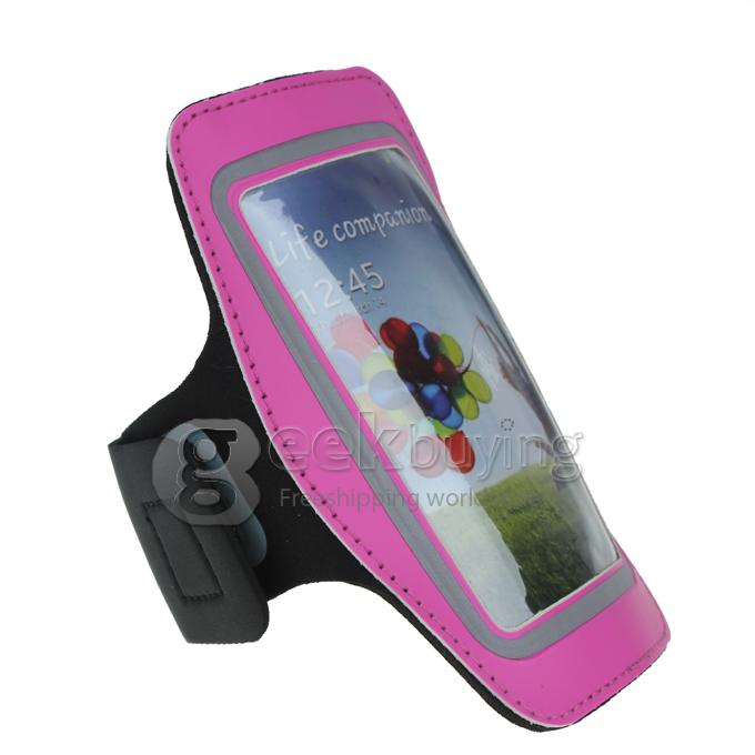 Sport Arm Band Gym Band Running Case Pouch for Samsung Galaxy S4 i9500 IV Rose