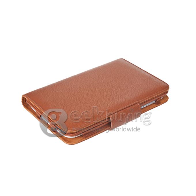 New Wireless Bluetooth/Wireless Detachable Keyboard Leather Case With Holder For Samsung N5100 Galaxy Note 8.0-Brown