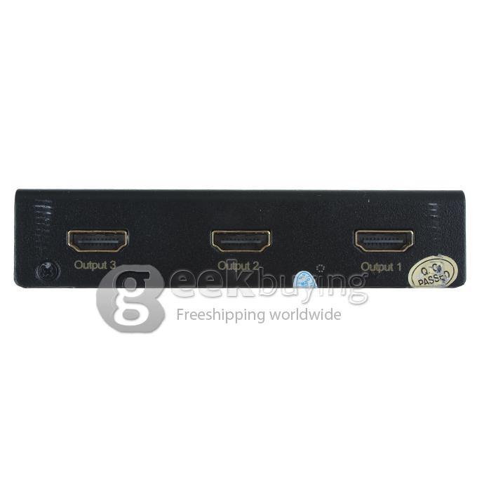 4 Port 1080P Video HDMI Splitter Switch Switcher HDMI 1.4a for HDTV TV DVD PS3
