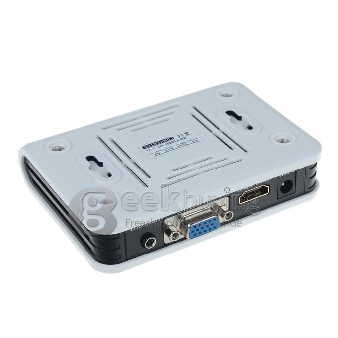 High Performance HDMI to VGA HD Video Converter Adapter with Audio Supports 480p/720p/1080I/1080p/60hz