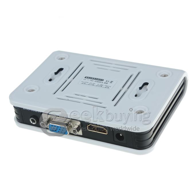 High Performance HDMI to VGA HD Video Converter Adapter with Audio Supports 480p/720p/1080I/1080p/60hz