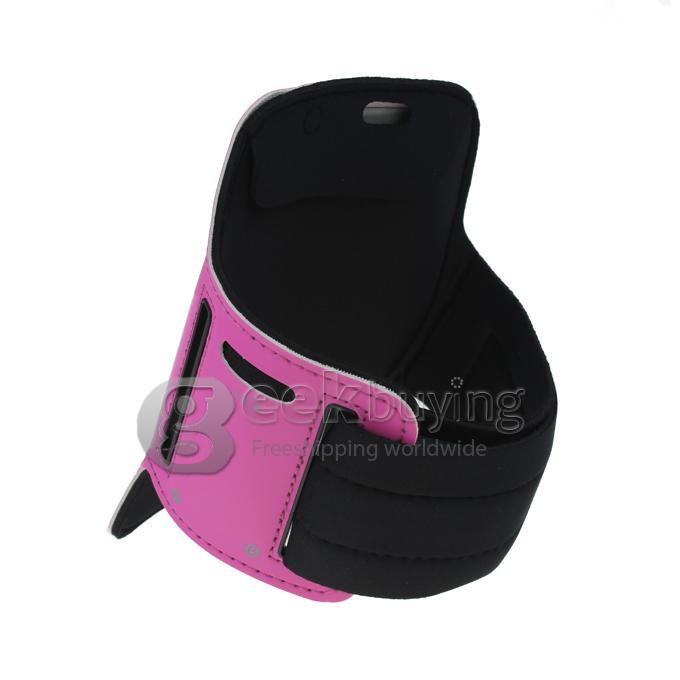 Sport Arm Band Gym Band Running Case Pouch for Samsung Galaxy S4 i9500 IV Rose