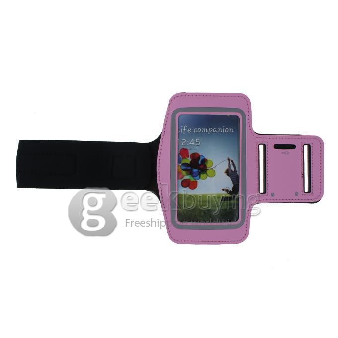Sport Arm Band Gym Band Running Case Pouch for Samsung Galaxy S4 i9500 IV Pink