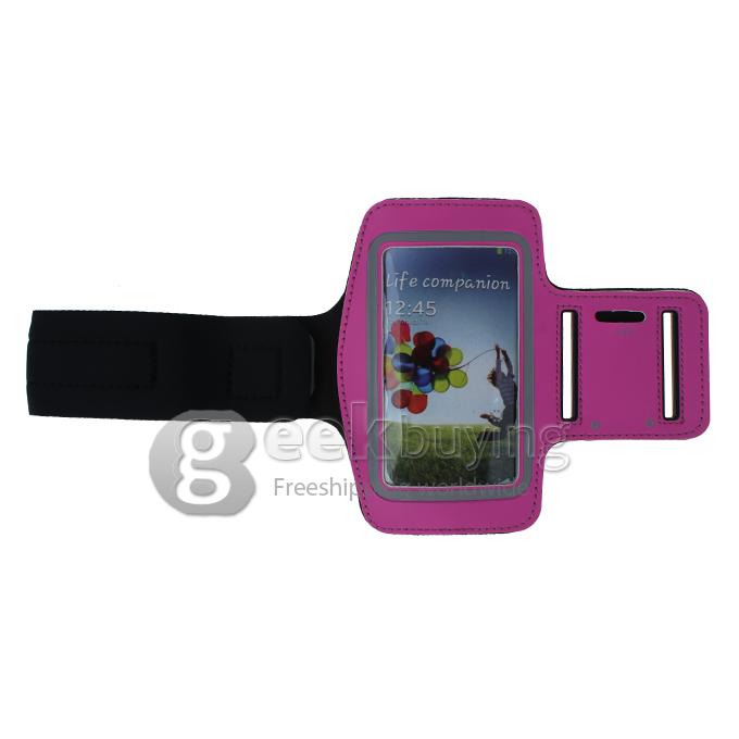 Sport Arm Band Gym Band Running Case Pouch for Samsung Galaxy S4 i9500 IV Rose