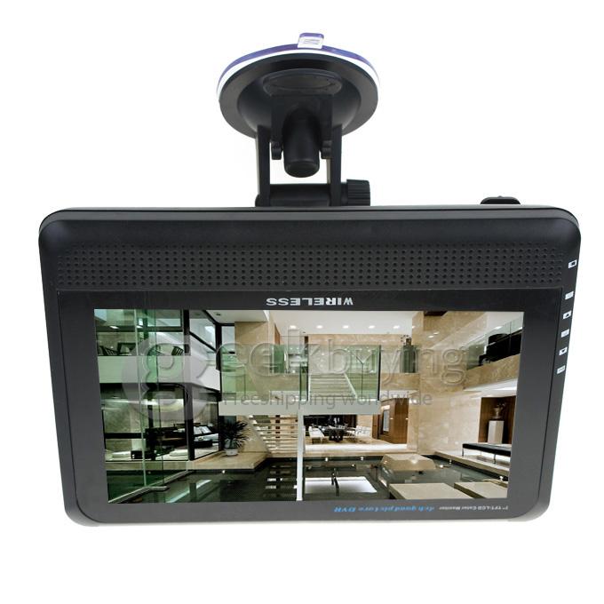 7 Inch HD LCD Screen 4CH Digital Wireless Night Vision Camera Office/Baby Monitor DVR Monitoring System