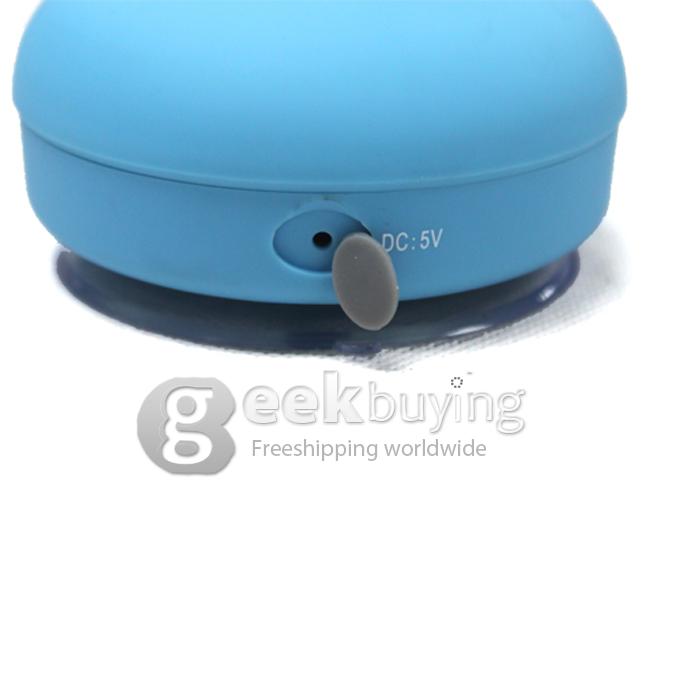 BTS-06 Mini Waterproof Bluetooth Speaker for iPad/iPhone/Other Mobile Phone-Blue