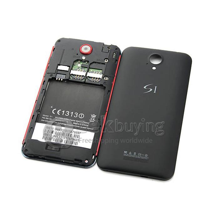 UMI S1 5.0 Inch IPS Arc Touch Screen MTK6589 Smart Phone 1G RAM+8GB ROM Android 4.2 OS with Dual Camera-Black