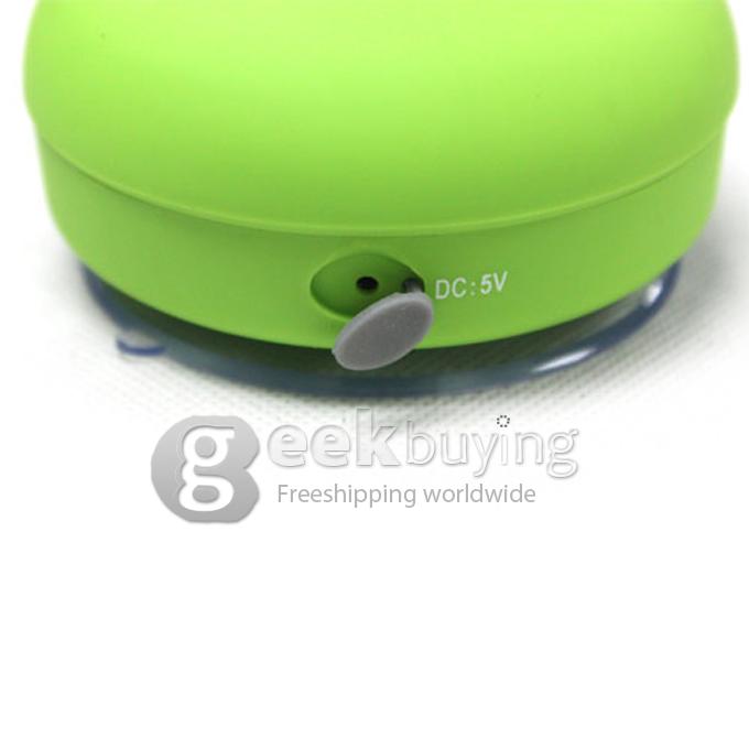 BTS-06 Mini Waterproof Bluetooth Speaker for iPad/iPhone/Other Mobile Phone-Green