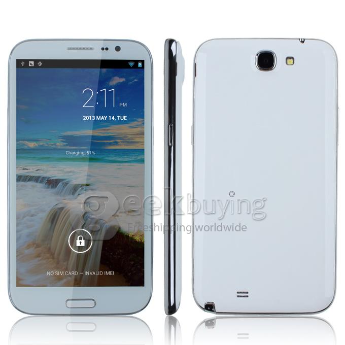 Haipai N7889 6.0inch IPS HD Screen MTK6589 Quad Core 1GB RAM+16GB ROM 12.6MP Camera Android 4.2.1 OS 3G/GPS - White