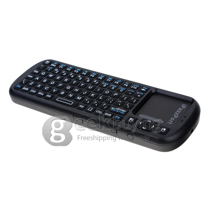IPazzPort KP-810-19BTT Mini Wireless Keyboard with Touchpad and LED light For Tablet Mini PC TV Box