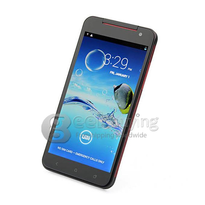 UMI S1 5.0 Inch IPS Arc Touch Screen MTK6589 Smart Phone 1G RAM+8GB ROM Android 4.2 OS with Dual Camera-Black