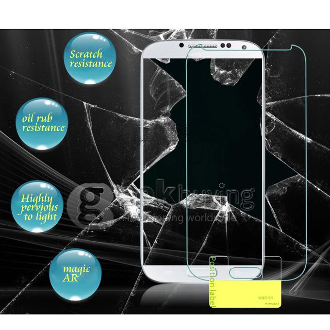 Tempered Clear Glass Screen Protector for Samsung Galaxy S4 SIV(2001)