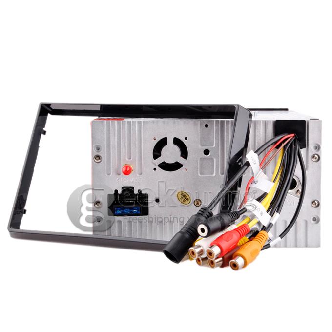 7 Inch 16:9 HD Digital Screen 800*480 2Din Slide Panel Design Car DVD Player(GPS,FM,Bluetooth,AV,TV,For IPOD,MP3)