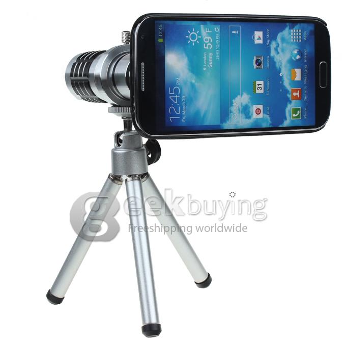 12X Zoom Telescope Lens Case TelePhoto Camera for Samsung Galaxy S4 i9500