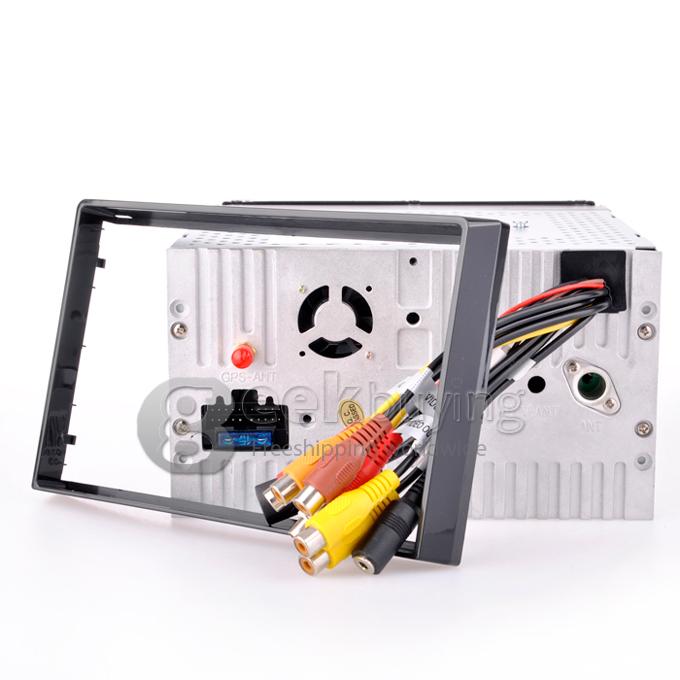 7 Inch 16:9 HD Digital Screen 800*480 2Din Slide Panel Design Car DVD Player(FM,Bluetooth,AV,TV,For IPOD,MP3)