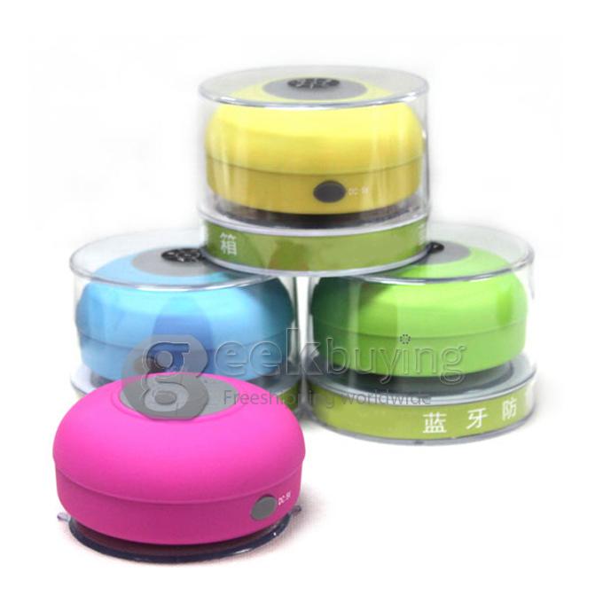 BTS-06 Mini Waterproof Bluetooth Speaker for iPad/iPhone/Other Mobile Phone-Blue
