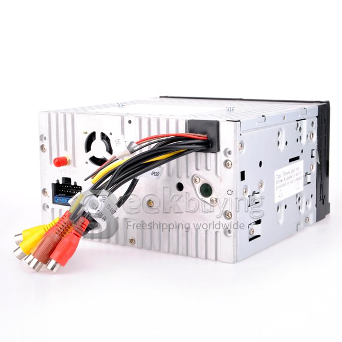 7 Inch 16:9 HD Digital Screen 800*480 2Din Slide Panel Design Car DVD Player(FM,Bluetooth,AV,TV,For IPOD,MP3)