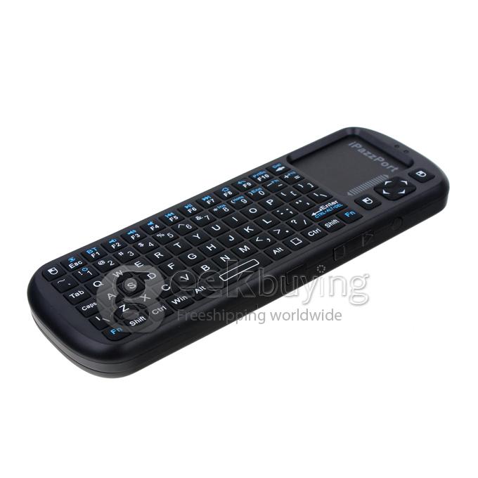 IPazzPort KP-810-19BTT Mini Wireless Keyboard with Touchpad and LED light For Tablet Mini PC TV Box