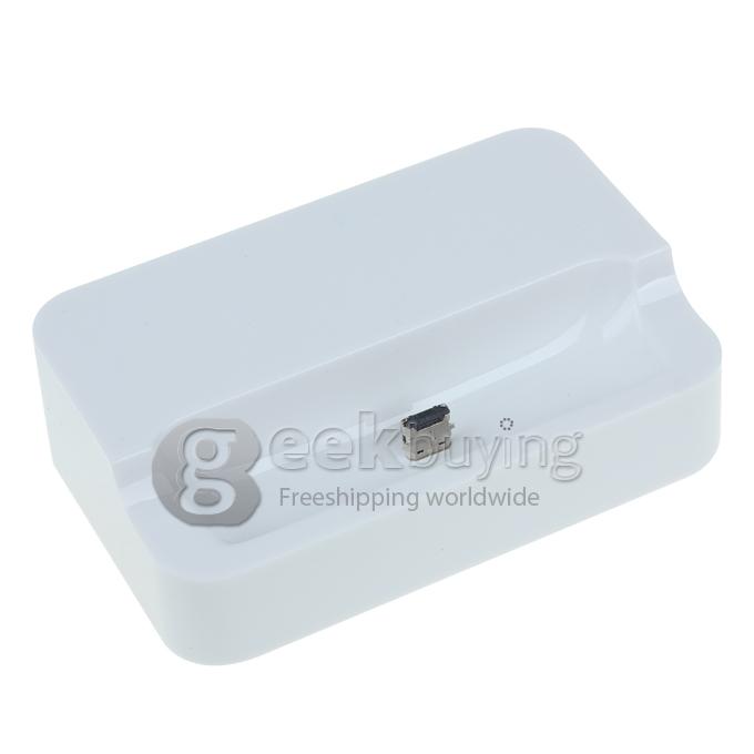 New Dock Station Stand Charger Cradle for Samsung Galaxy S4 i9500-White