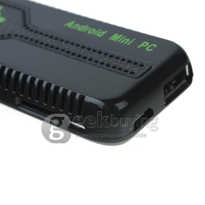 UG007B RK3188T Quad-Core Google Android 4.2 1.4GHz Mini TV BOX Dongle 2G/8G 1080P Wifi Bluetooth - Black