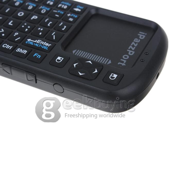 IPazzPort KP-810-19BTT Mini Wireless Keyboard with Touchpad and LED light For Tablet Mini PC TV Box
