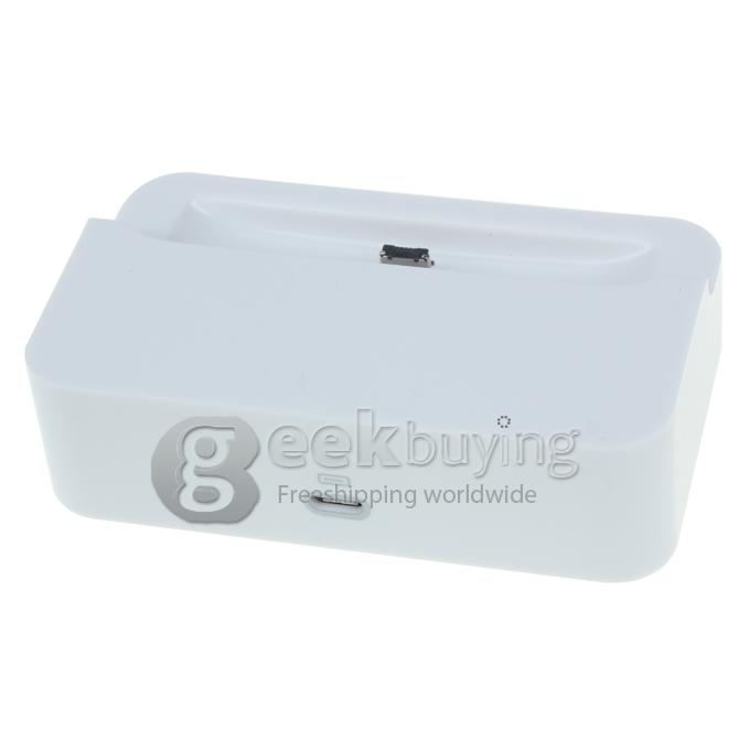 New Dock Station Stand Charger Cradle for Samsung Galaxy S4 i9500-White