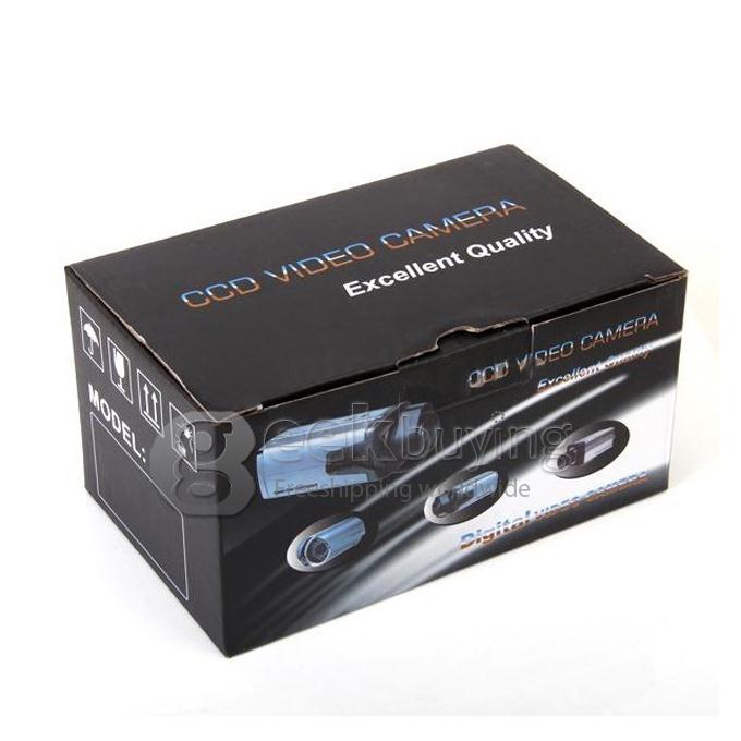 1/3 CMOS 3.6mm Lens 600TVL 24LED High Intensity Infrared Night Vision Security Outdoor Waterproof CCTV Camera